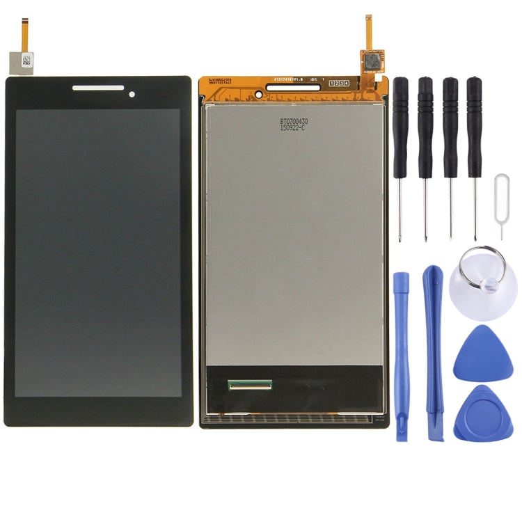 Schermo LCD e digitalizzatore assemblaggio completo per Lenovo TAB 2 A7-10, For Tab 2 A7-10