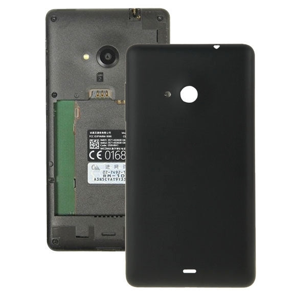 Cover posteriore per batteria in plastica tinta unita con superficie brillante per Microsoft Lumia 535, For Nokia Lumia 535