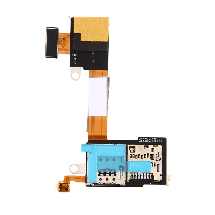 Lettore di schede SIM Contatto Cavo Flex a nastro per Sony Xperia M2 / D2303 / D2305 / D2306, For M2