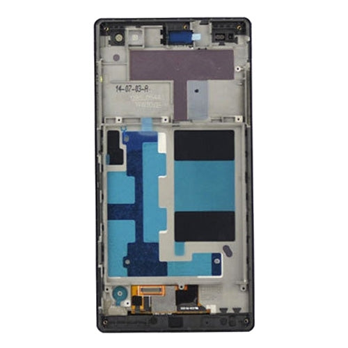 Display LCD + pannello touch con cornice per Sony Xperia C3 / D2533, For Xperia C3 / D2533