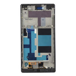 Display LCD con pannello touch e cornice per Sony Xperia C3 D2533