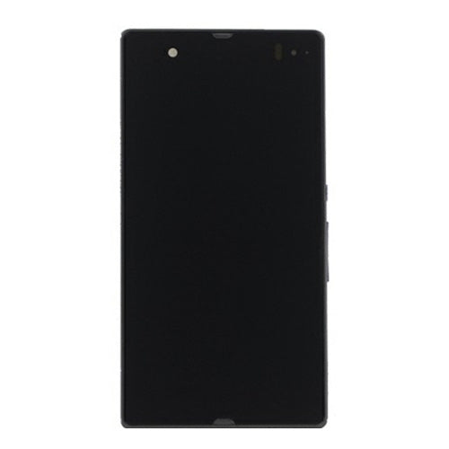 Display LCD + pannello touch con cornice per Sony Xperia Z / L36H / C6603 / C6602, For Xperia Z, Xperia Z / L36h (Purple)