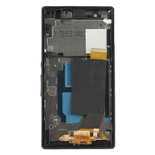 Display LCD + pannello touch con cornice per Sony Xperia Z / L36H / C6603 / C6602, For Xperia Z, Xperia Z / L36h (Purple)