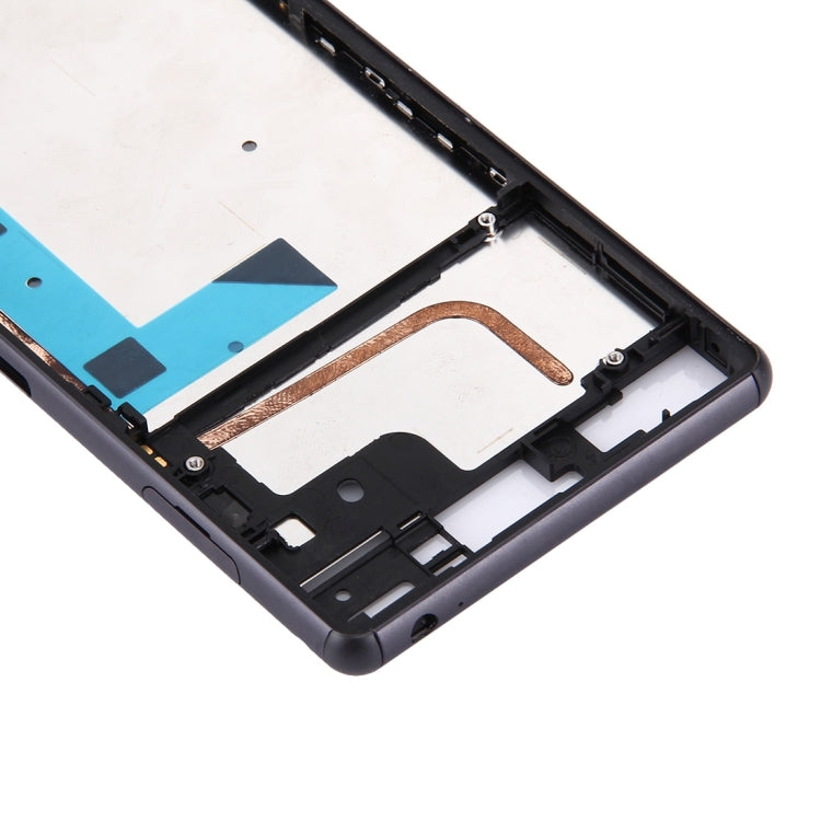 Piastra con cornice LCD per alloggiamento anteriore per Sony Xperia Z3 / L55w / D6603, For Xperia Z3