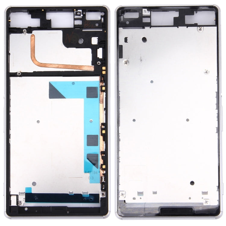 Piastra con cornice LCD per alloggiamento anteriore per Sony Xperia Z3 / L55w / D6603, For Xperia Z3