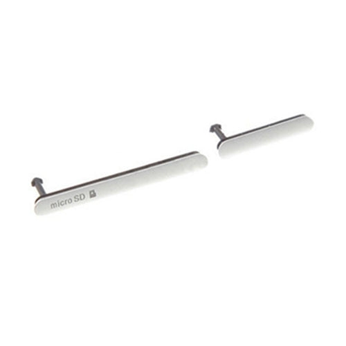Set coperture antipolvere porta ricarica e SIM per Sony Xperia Z3