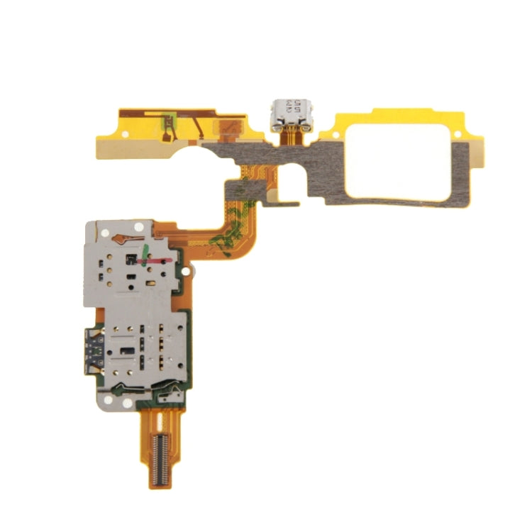 For Vivo X5Max V & X5Max+ Charging Port Flex Cable + SIM Card Reader Contact, For Vivo X5Max V & X5Max