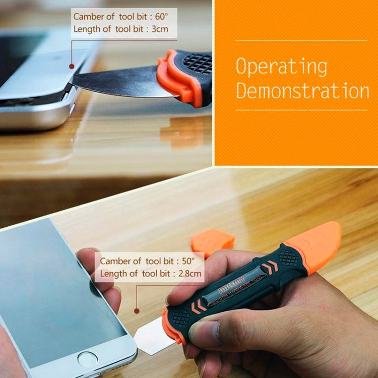 JAKEMY JM-OP12 Double-ended Metal Flexible Opening Tool for Samsung / iPhone / iPad / Laptop / Tablet PC, JM-OP12