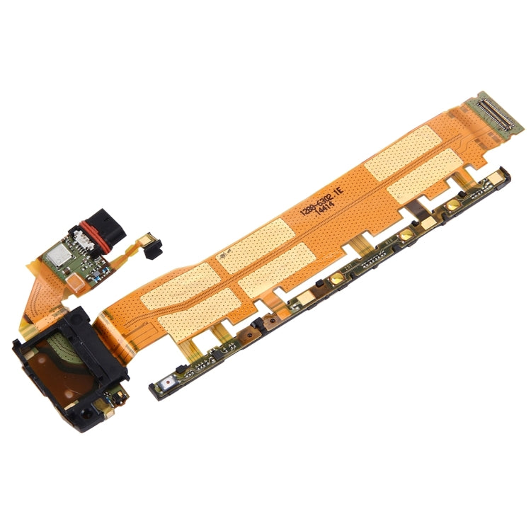 Pulsante di accensione + cavo flessibile per porta di ricarica per Sony Xperia Z3+ / Z4, For Xperia Z3+ / E6553