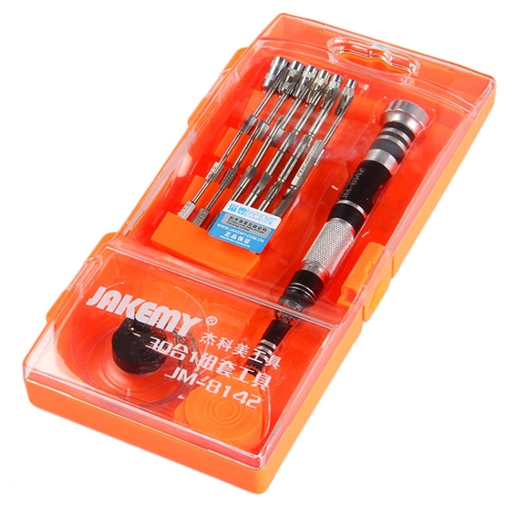 JAKEMY JM-8142 30 in 1 Aviation Aluminum Interchangeable Screwdriver Set, JM-8142 30 in 1