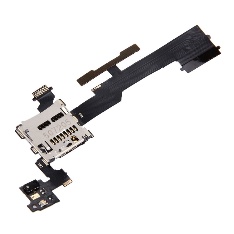 Volume Control Button Flex Cable and SD Memory Card Slot for HTC One M8, For One M8