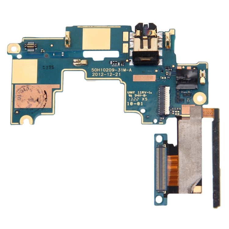 Motherboard Flex Cable & Volume Control Button/Earphone Jack For HTC One M7 / 801e / 801n, For One M7