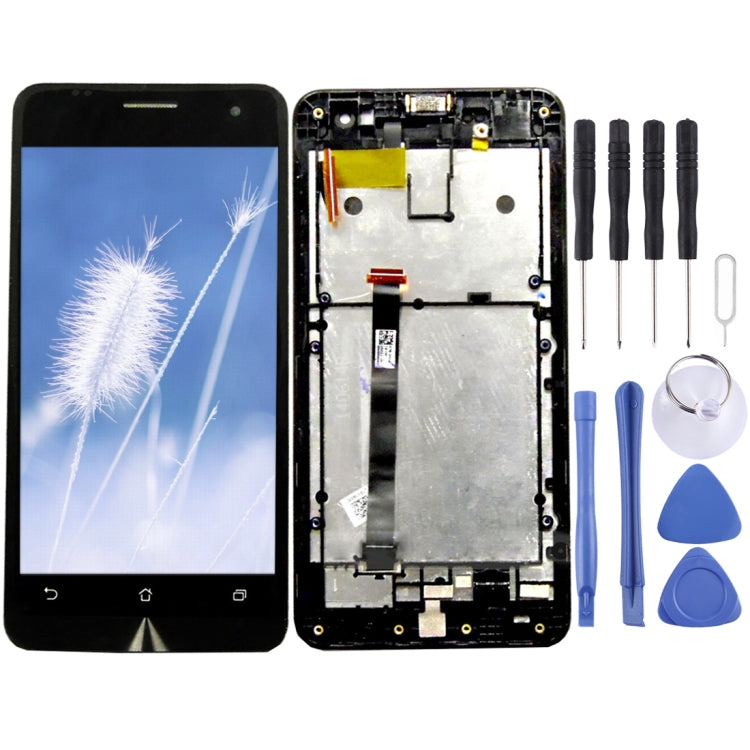 LCD Screen and Digitizer Full Assembly with Frame for Asus Zenfone 5 / A501CG / A500CG, For Asus Zenfone 5