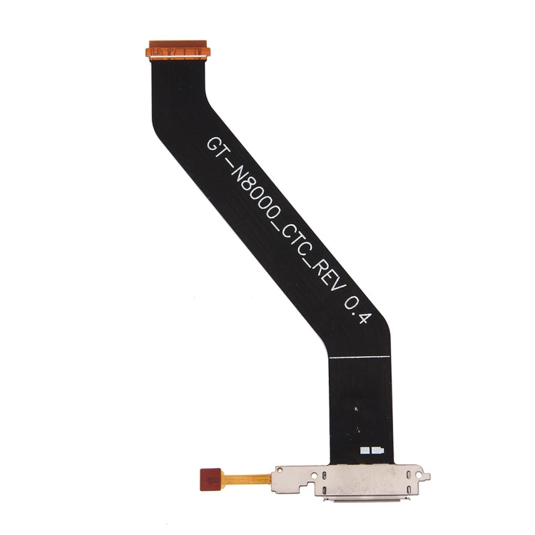 Charging Port Flex Cable for Galaxy Note 10.1 / N8000 (REV 0.4 Version)., For Galaxy Note 10.1 N8000