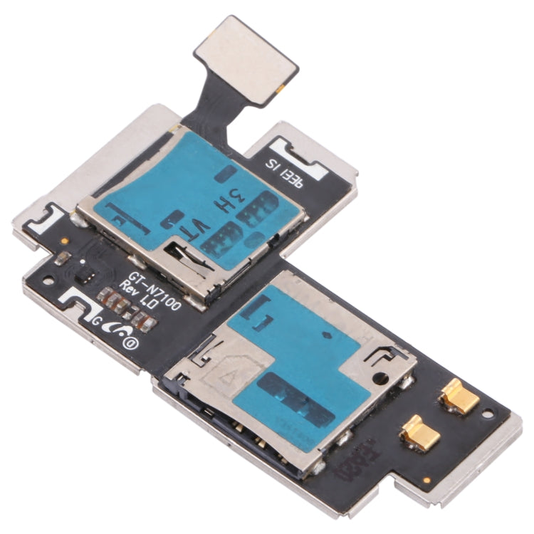 Samsung Galaxy Note II / N7100 SIM Card Holder Socket Flex Cable, For Samsung Galaxy Note II / N7100