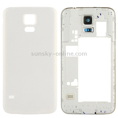 For Galaxy S5 / G900 OEM Version LCD Middle Board (Dual Card Version) with Button Cable and Back Cover,, For Galaxy S5, For Galaxy S5 (Original)