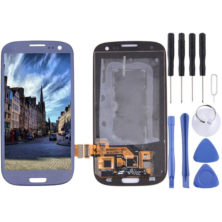 Original LCD Screen and Digitizer Complete Assembly for Galaxy SIII / i9300, For Galaxy SIII