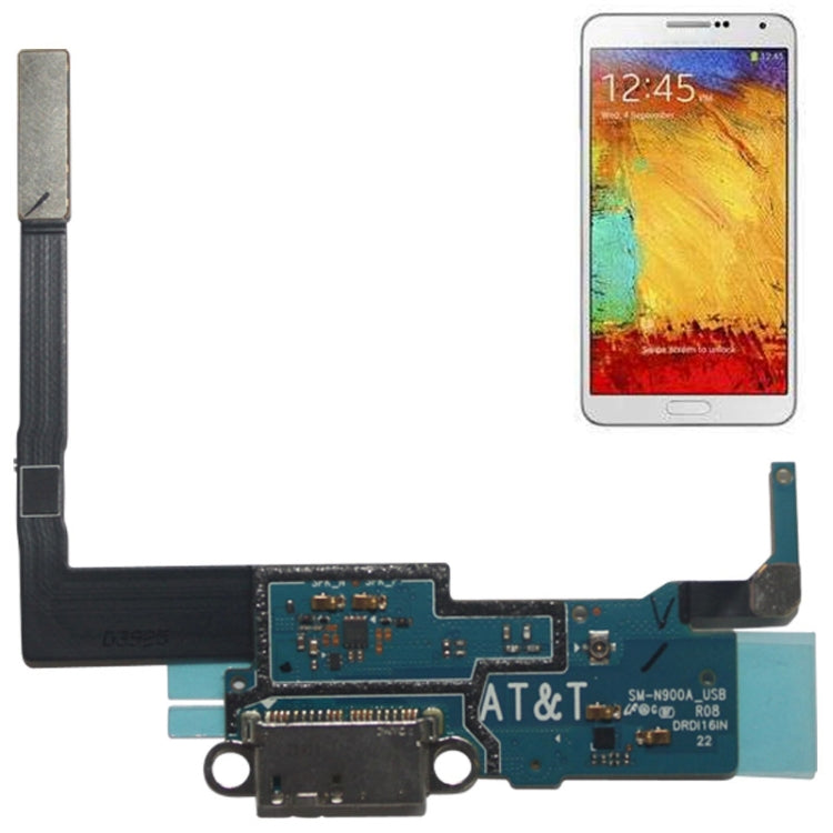 For Galaxy Note III / N900A Original Rear Plug Flex Cable, For Samsung Galaxy Note 3 / N900A