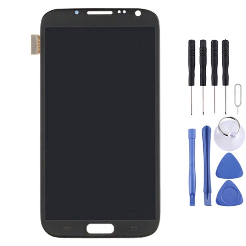 Original LCD display + touch panel for Galaxy Note II / N7105, For Galaxy Note II (Frame), For Galaxy Note II / N7100