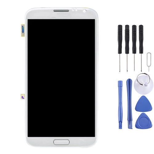 Original LCD Display + Touch Panel with Frame for Galaxy Note II / N7105, For Galaxy Note II / N7100