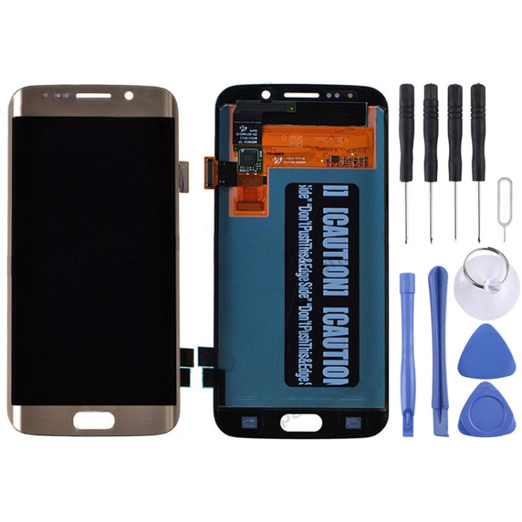 Display LCD originale + pannello touch per Galaxy S6 Edge / G925, G925F, G925FQ, G925I, G925A, G925T, G925S, G925K, G925L, G9250, For Samsung Galaxy S6 edge