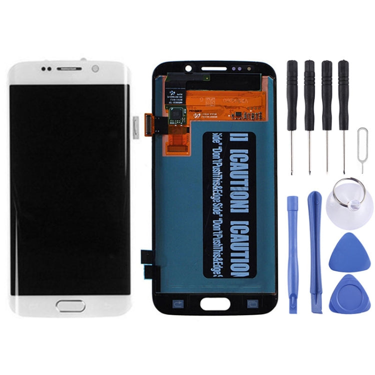 Display LCD originale + pannello touch per Galaxy S6 Edge / G925, G925F, G925FQ, G925I, G925A, G925T, G925S, G925K, G925L, G9250, For Samsung Galaxy S6 edge