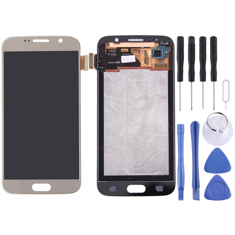 Schermo LCD originale e digitalizzatore assemblaggio completo per Galaxy S6 / G9200, G920F, G920FD, G920FQ, G920, G920A, G920T, G920S, G920K, G9208, G9208/SS, G9209, For Galaxy S6 / G9200