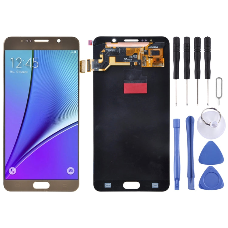 Original 5.7 inch LCD Screen and Digitizer Full Assembly for Galaxy Note 5 / N9200, N920I, N920G, N920G/DS, N920T, N920A, For Galaxy Note 5