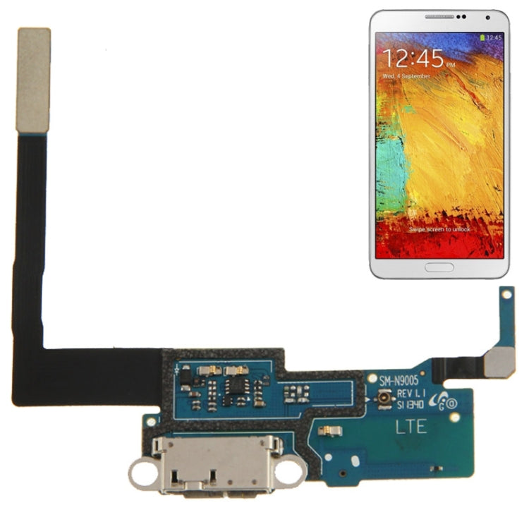 For Galaxy Note III / N9005 Flex Cable with Rear Plug, For Samsung Galaxy Note III / N9000