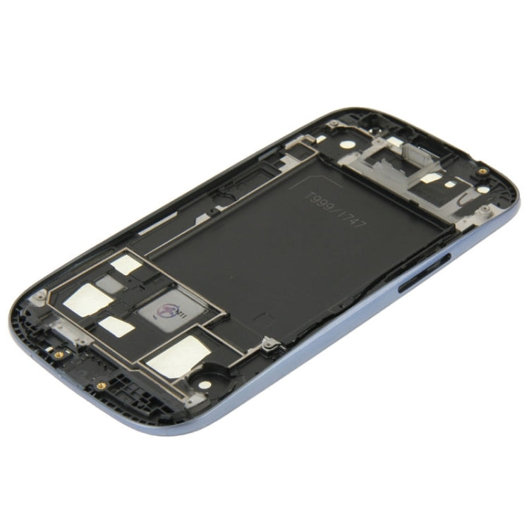 Per Galaxy S III / i747 Piastra con cornice LCD con alloggiamento completo + cover posteriore, For Samsung Galaxy S III / I747