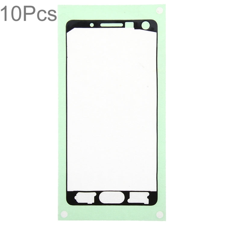 Per Galaxy A5 / A500 10 pezzi di adesivo per alloggiamento anteriore, For Galaxy A5 / A500F