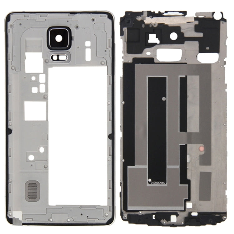 For Galaxy Note 4 / N910F Full Housing Coverage (Front Housing LCD Frame Bezel Frame + Middle Frame Bezel Frame Back Plate Camera Lens Panel Housing), N910F