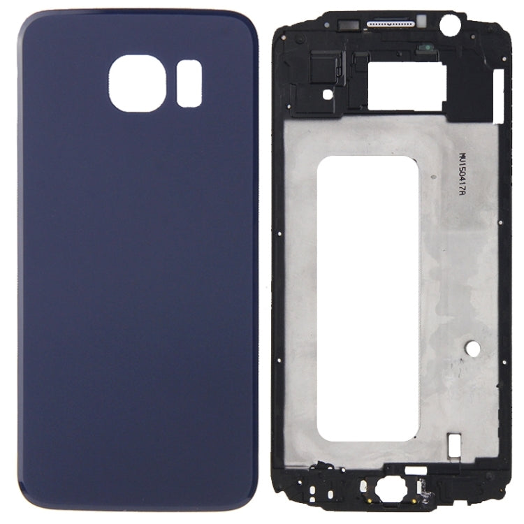 For Galaxy S6 / G920F Full Housing Cover (Front Housing LCD Frame Bezel + Back Battery Cover), For Galaxy S6 / G920F