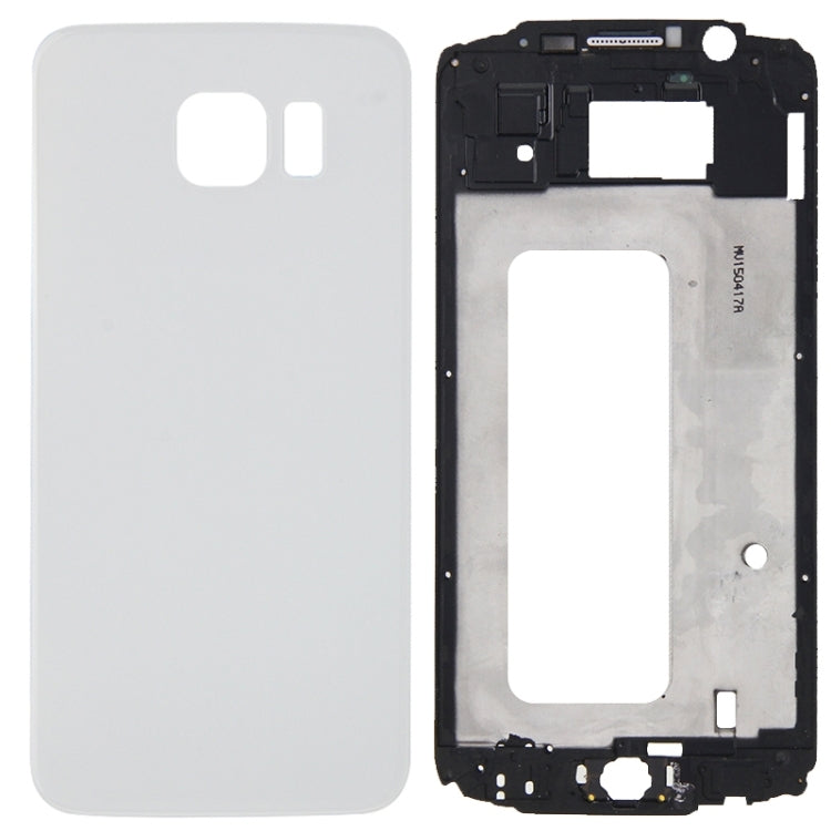 For Galaxy S6 / G920F Full Housing Cover (Front Housing LCD Frame Bezel + Back Battery Cover), For Galaxy S6 / G920F