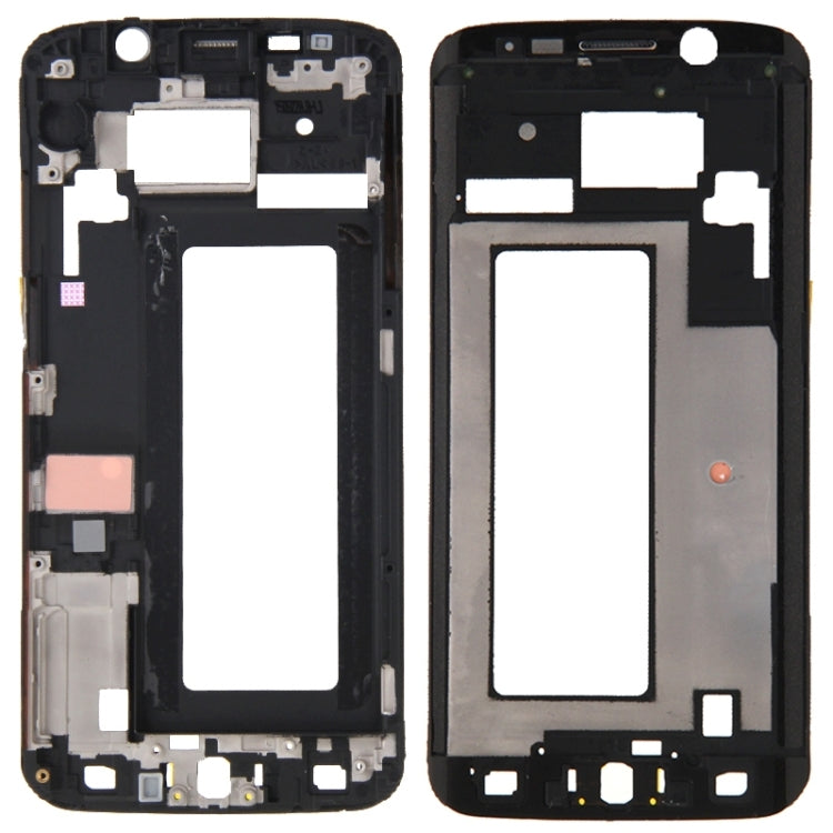 Per Galaxy S6 Edge / G925 Piastra cornice cornice LCD alloggiamento anteriore, For Samsung Galaxy S6 edge