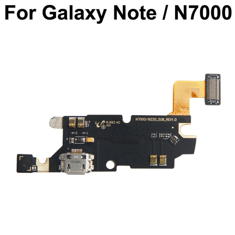 Original Rear Plug Flex Cable for Galaxy Note i9220 / N7000, For Samsung Galaxy Note N7000 / i9220