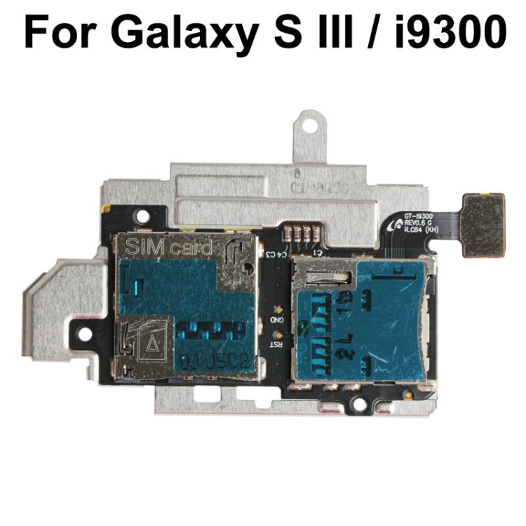 Original Galaxy S III / i9300 Card Socket Flex Cable, For Samsung i9300