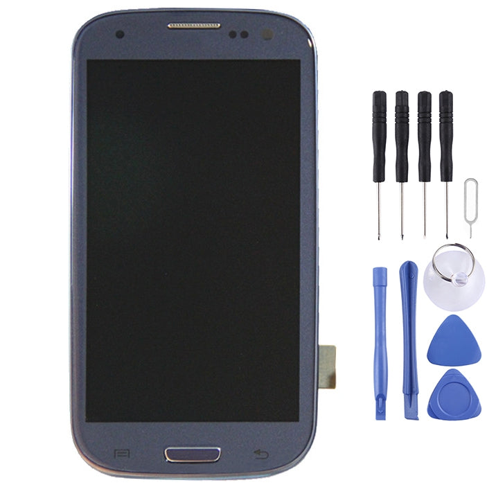 Original LCD Display + Touch Panel with Frame for Galaxy SIII LTE / i9305, For Galaxy S III LTE / i9305