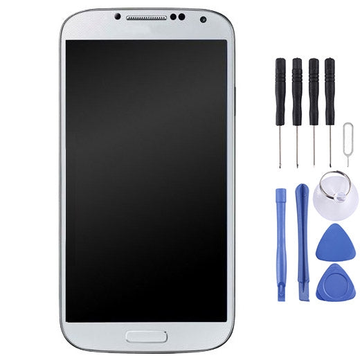 Display LCD originale + pannello touch con cornice per Galaxy S4 / i9505, For Galaxy S4 LTE / i9505