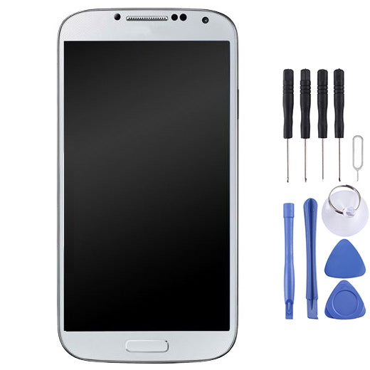 Original LCD Display + Touch Panel with Frame for Galaxy S4/i9500, For Galaxy S IV/i9500