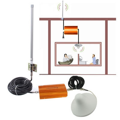 Ripetitore segnale telefono cellulare GSM 900 + antenna (70dB)