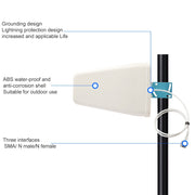 Antenna dipolo log-periodica per esterni ad alto guadagno 800~960/1710~2500MHZ 11dBi N femmina, N female