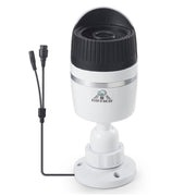 Kit NVR telecamera IP bullet 4CH H.264 720P HD, visione notturna IR da 30 m, supporto ingresso video/audio, 4CH H.264 720P