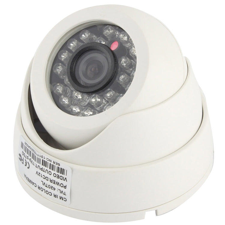 Telecamera a infrarossi a colori in materiale ABS CMOS 420TVL con obiettivo da 3,6 mm con 24 LED, distanza IR: 20 m, with 24 LED
