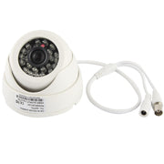Telecamera a infrarossi a colori in materiale ABS CMOS 420TVL con obiettivo da 3,6 mm con 24 LED, distanza IR: 20 m, with 24 LED