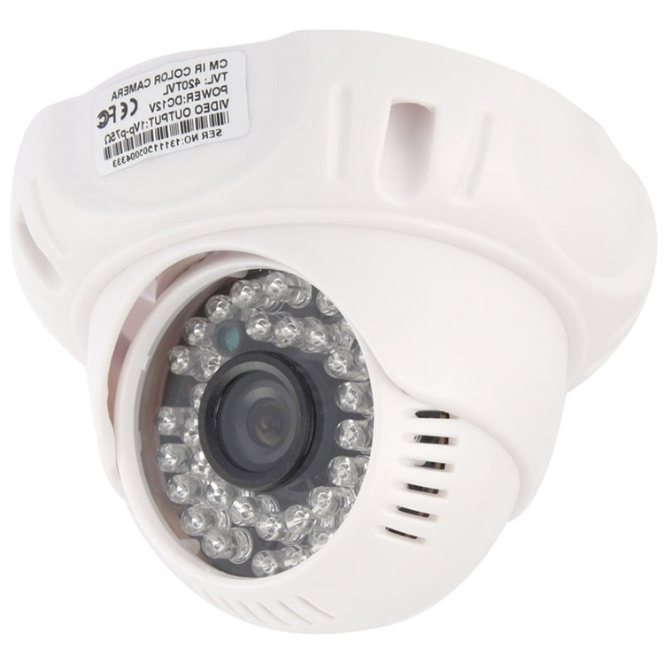 Telecamera a infrarossi a colori in materiale ABS CMOS 420TVL con obiettivo da 3,6 mm con 36 LED, distanza IR: 20 m, 36 LED