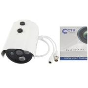 CMOS 420TVL Obiettivo da 6 mm Materiale metallico Array LED Telecamera a infrarossi a colori con 3 LED, Distanza IR: 20 m, CMOS 103060 3LED