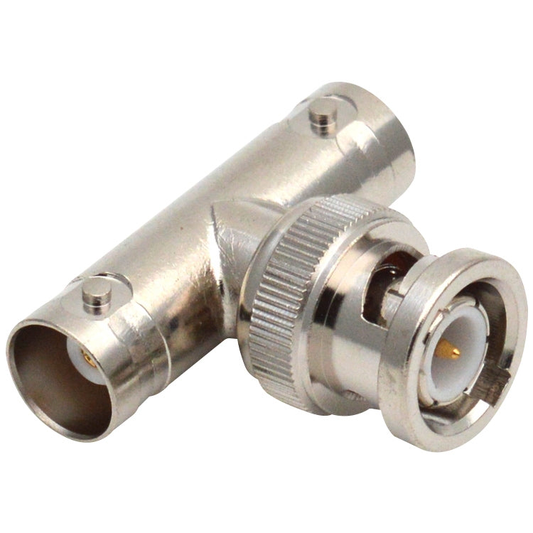 Spina BNC tipo T con 2 connettori jack BNC