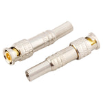 Connettore BNC maschio-femmina a saldare 50/75 Ohm