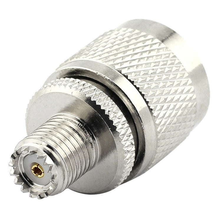 Adattatore coassiale RF con connettore UHF maschio a mini UHF femmina, UHF Male to Mini UHF Female
